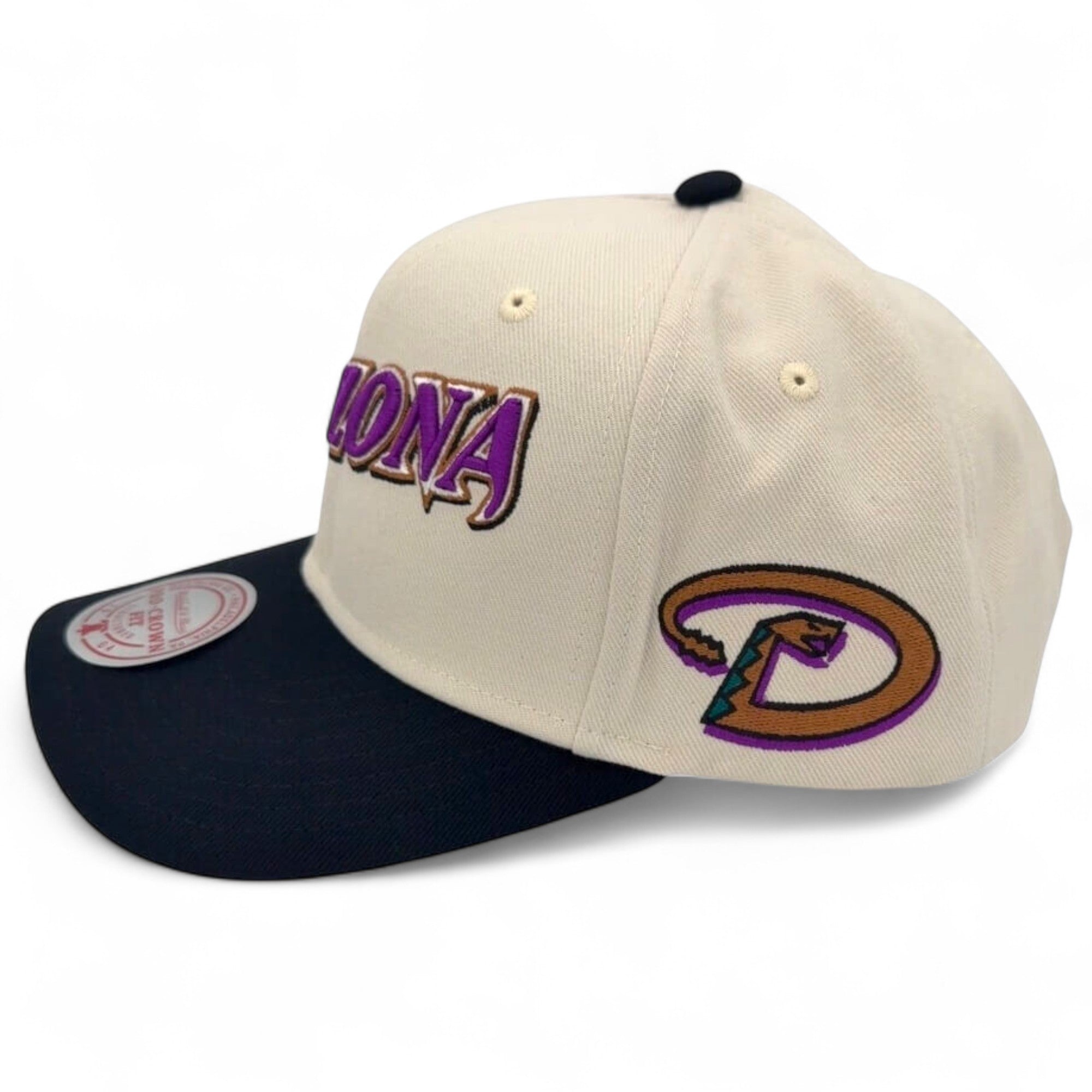 MENS MITCHELL & NESS MLB OFF WORD PRO SNAPBACK COOP DIAMONDBACKS