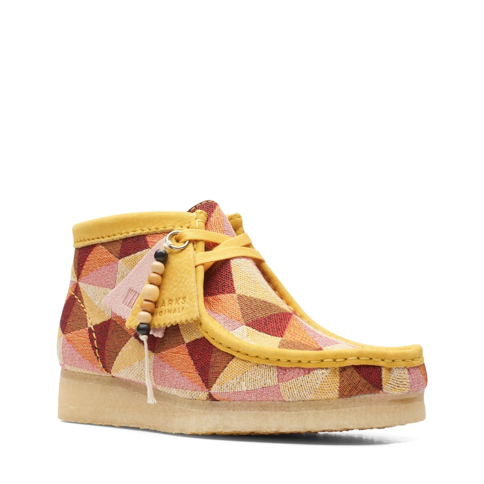 [26166092] Womens CLARKS WALLABEE BOOT - YELLOW COMBI