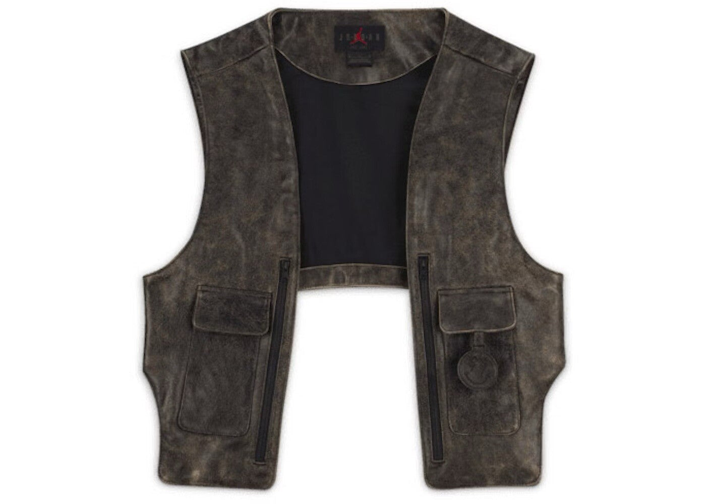[FJ6133-010] MENS AIR JORDAN X J BALVIN COLLAB LEATHER VEST