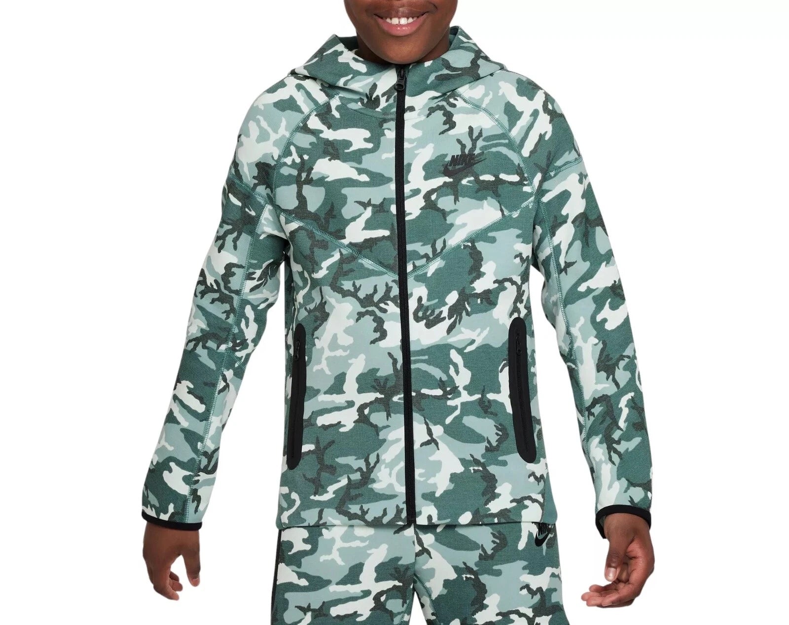 [FN9118-361] YOUTH NIKE SPORTSWEAR TECH FLEECE FULL ZIP