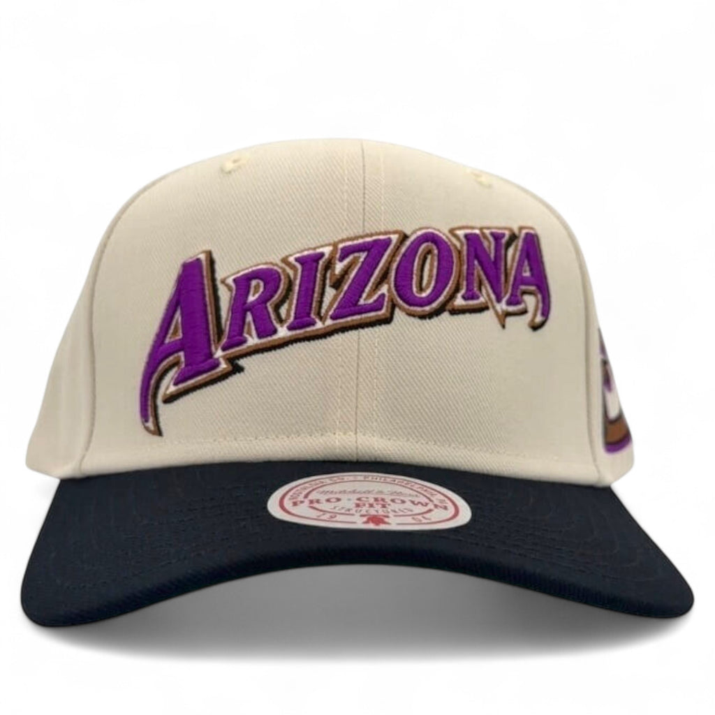 MENS MITCHELL & NESS MLB OFF WORD PRO SNAPBACK COOP DIAMONDBACKS