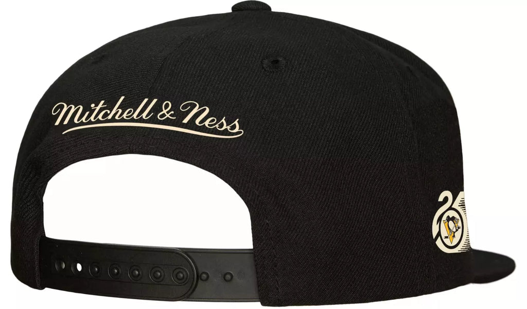 MENS MITCHELL & NESS NHL THE CITY SNAPBACK PENGUINS - BLACK