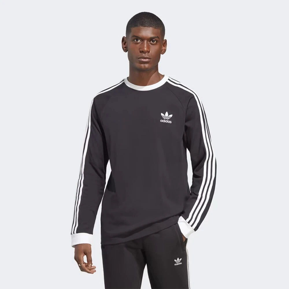 [IA4877] MENS ADIDAS ADIDAS 3-STRIPES LS LONG SLEEVE TEE SHIRT T-SHIRT