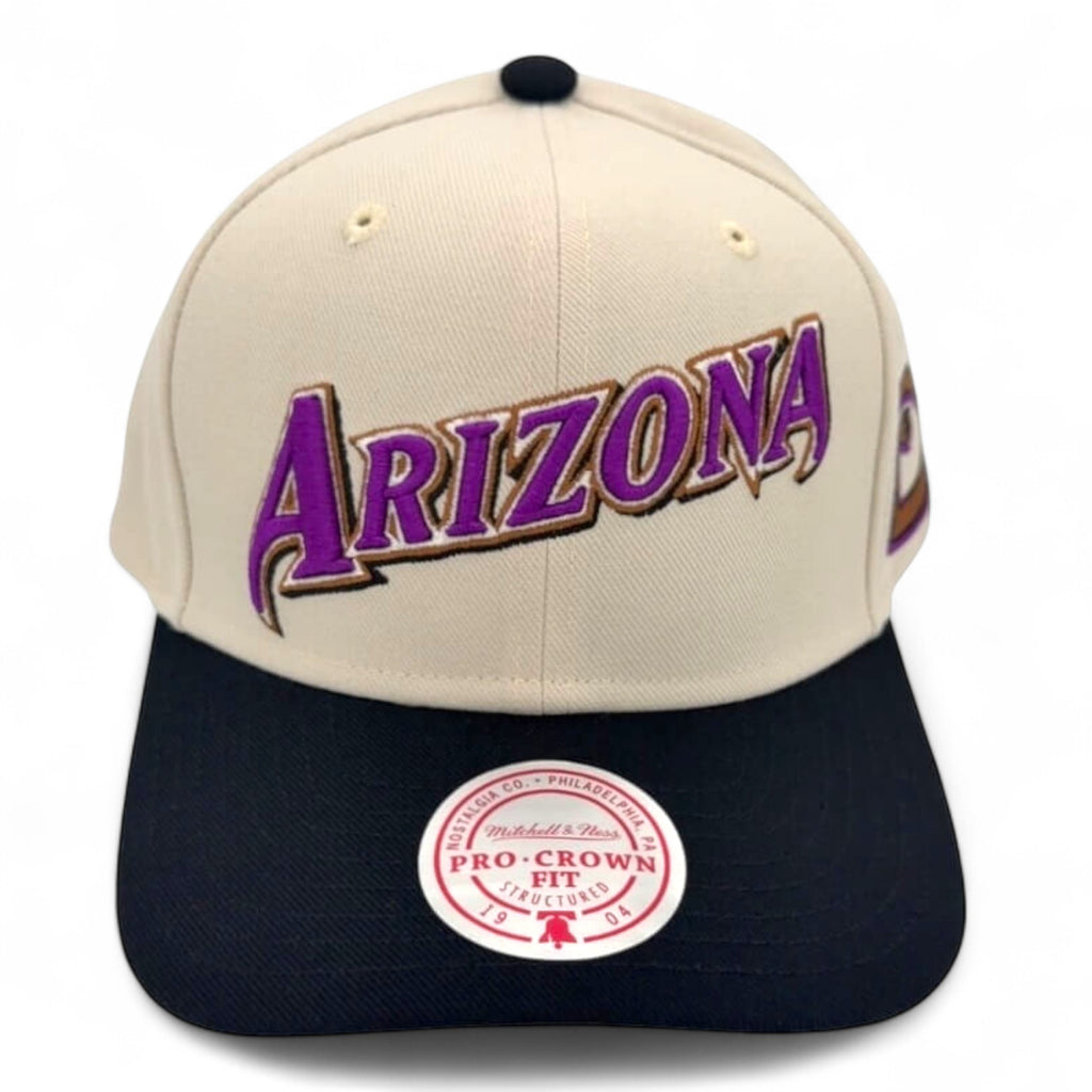 MENS MITCHELL & NESS MLB OFF WORD PRO SNAPBACK COOP DIAMONDBACKS