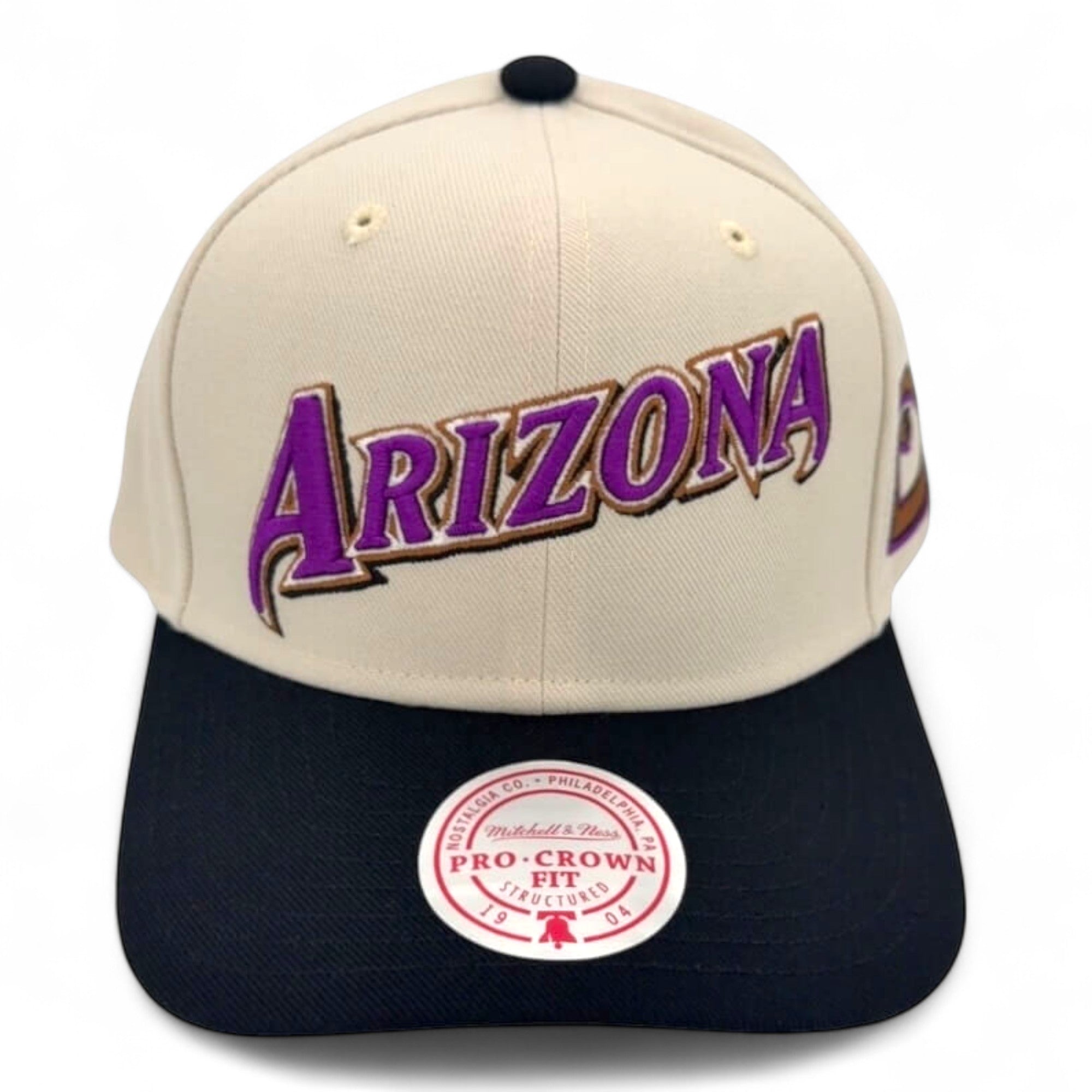 MENS MITCHELL & NESS MLB OFF WORD PRO SNAPBACK COOP DIAMONDBACKS