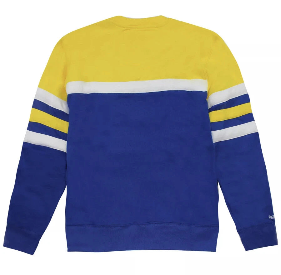 [611TH-3A9-AGSWIH] MENS MITCHELL & NESS HEAD COACH CREW GOLDEN STATE WARRIORS