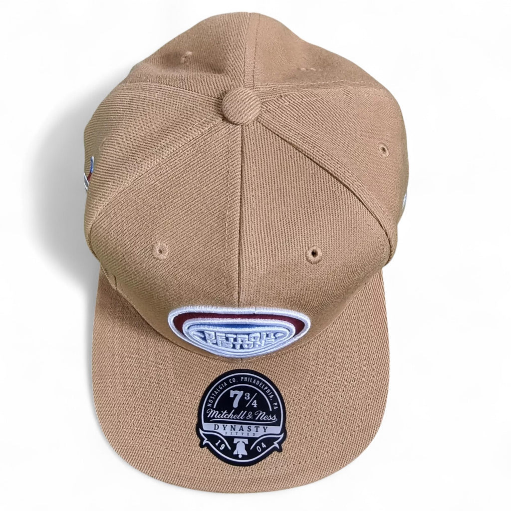 MENS MITCHELL & NESS NBA SAND AND SKY FITTED HWC PISTONS