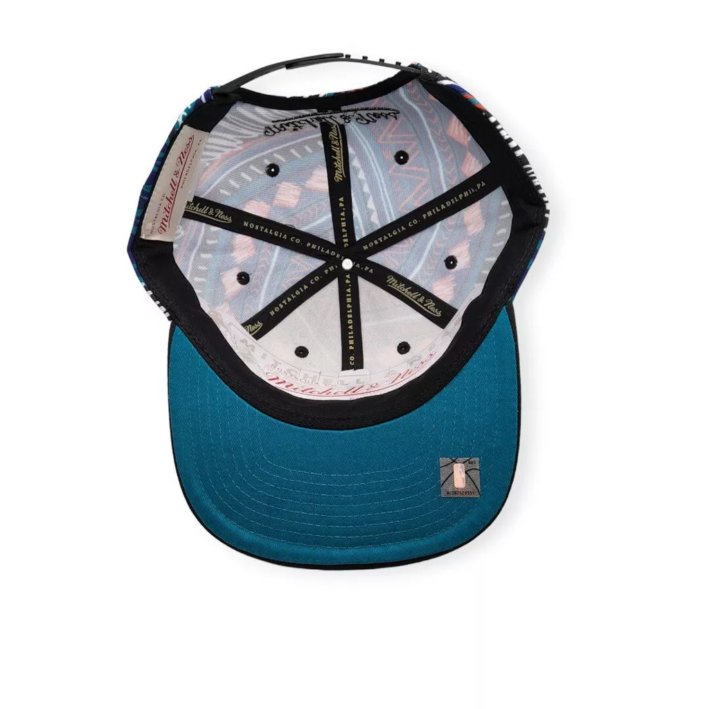 MENS MITCHELL & NESS NBA GAME DAY PATTERN DEADSTOCK HWC HORNETS
