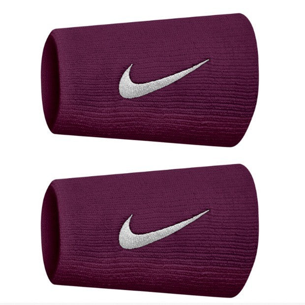 [N.000.2466.665] ADULT NIKE TENNIS PREMIER DOUBLEWIDE WRISTBANDS 2 PK