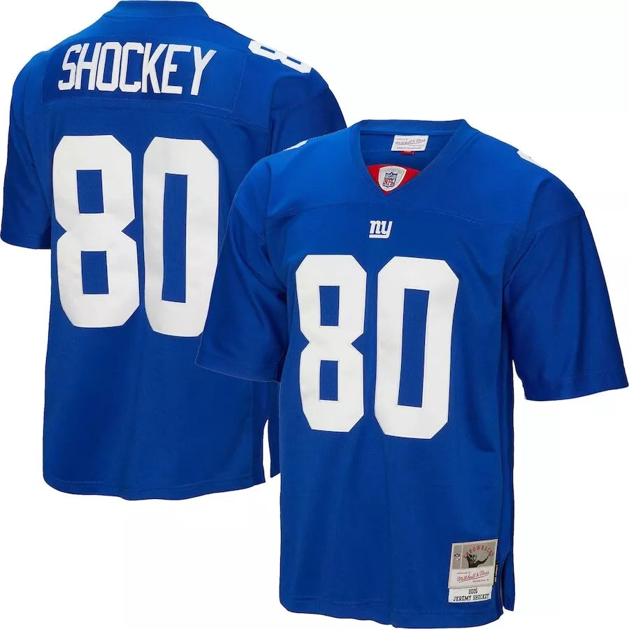 Mens Mitchell & Ness NFL DARK JERSEY GIANTS 2005 JEREMY SHOCKEY