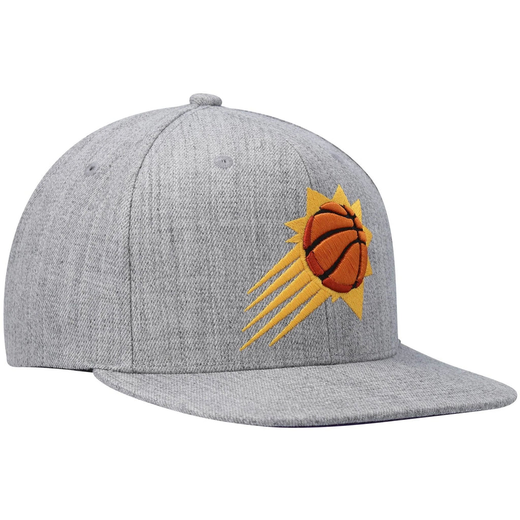 MENS MITCHELL & NESS NBA TEAM HEATHER 2.0 SNAPBACK SUNS
