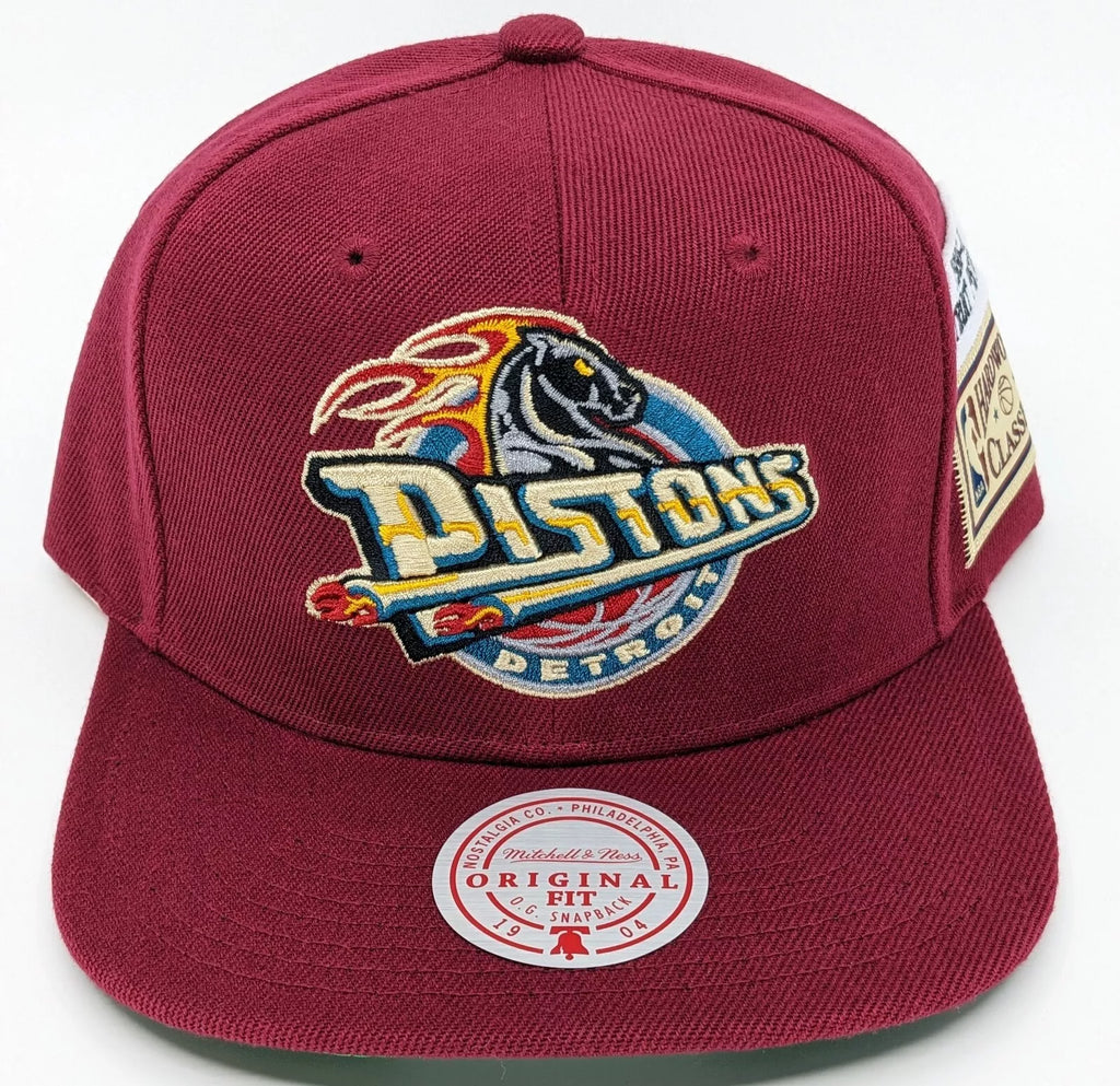 Mens MITCHELL & NESS NBA THE JOCKEY SNAPBACK HWC PISTONS