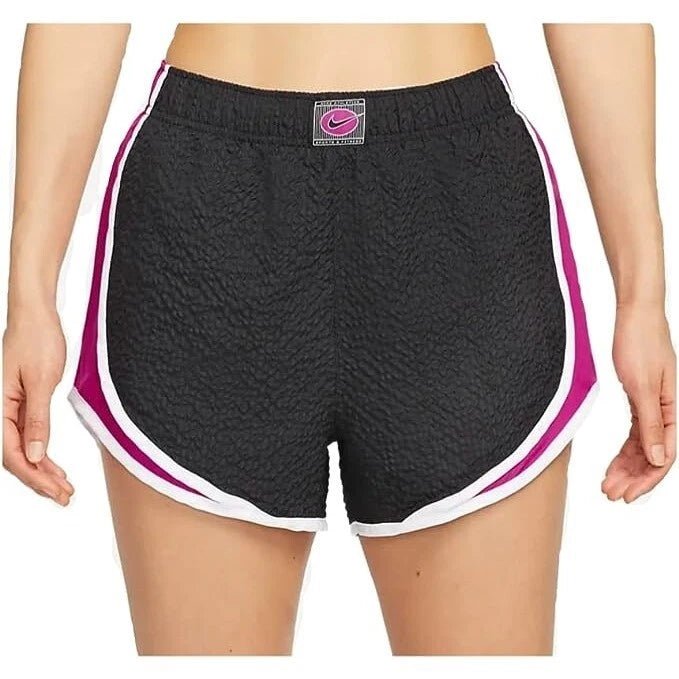 [DM7393-010] WOMENS NIKE ICON CLASH TEXTURED TEMPO RUNNING SHORTS