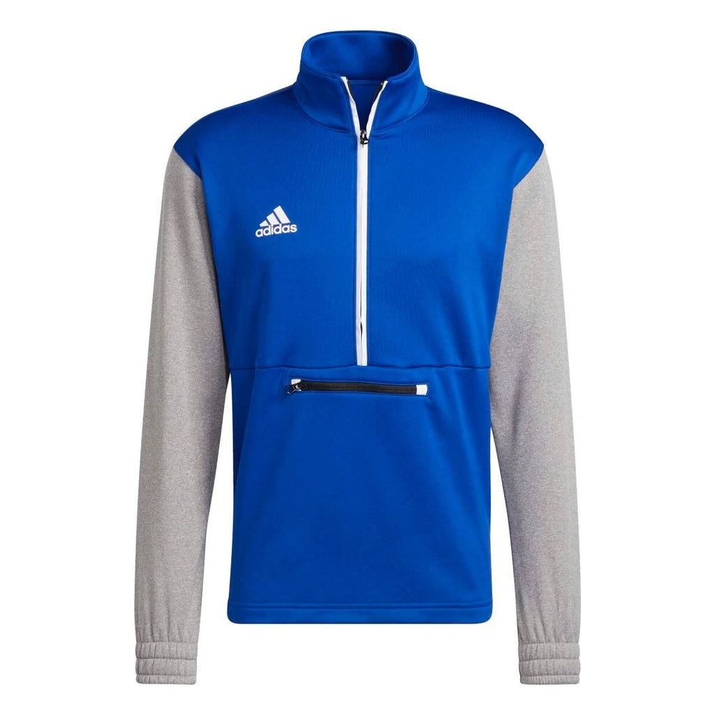 [HI0696] MENS ADIDAS TEAM ISSUE 1/4 ZIP PULLOVER