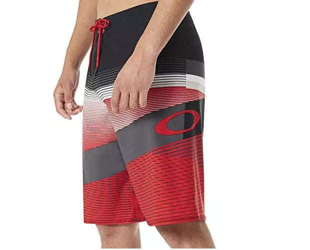 [482363-465] MENS OAKLEY RED LINE SHORTS GNARLY WAVE