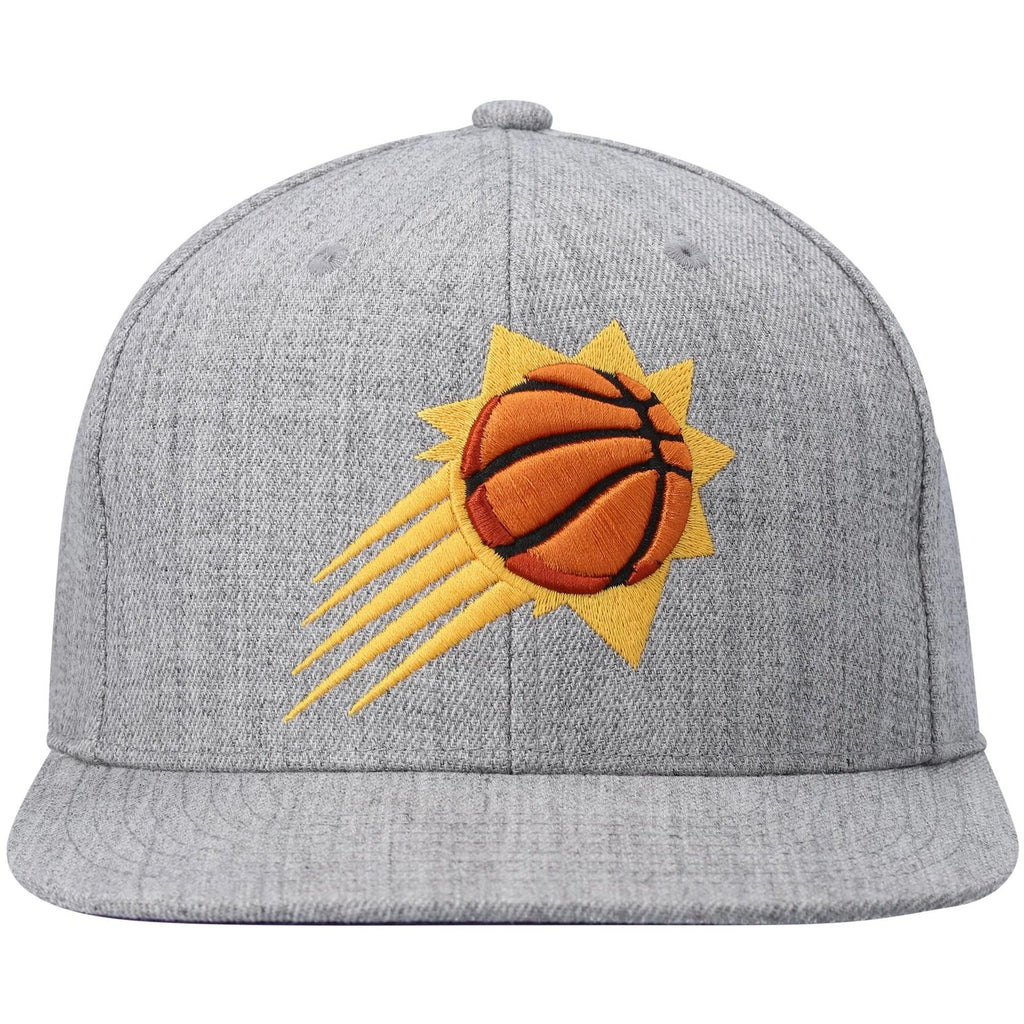 MENS MITCHELL & NESS NBA TEAM HEATHER 2.0 SNAPBACK SUNS