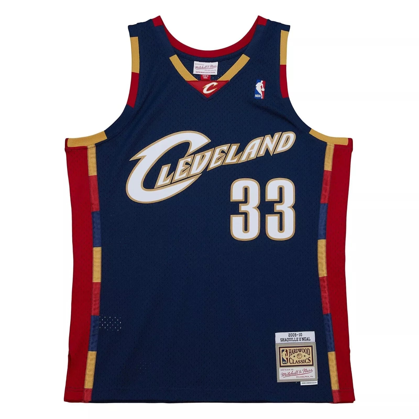 MENS MITCHELL & NESS NBA ALTERNATE JERSEY CAVALIERS 2009 SHAQUILLE O'NEAL
