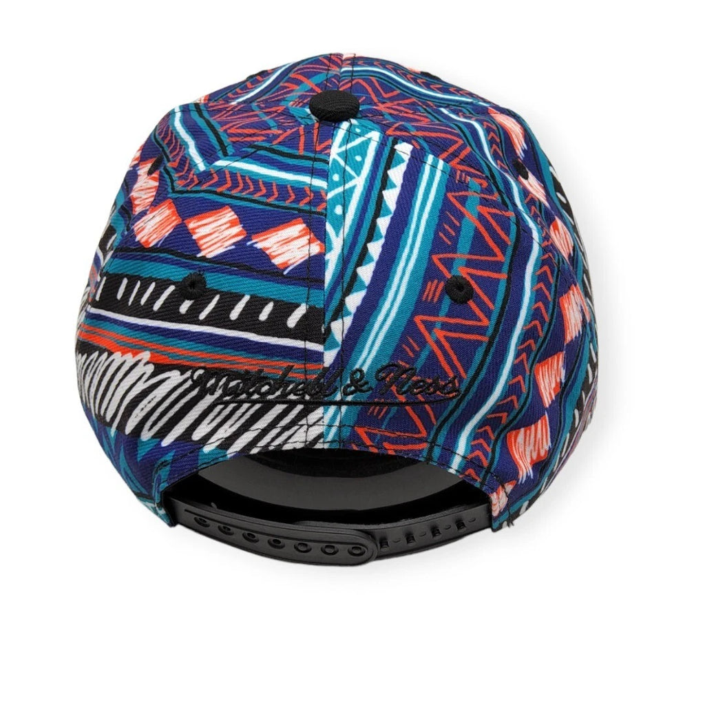 MENS MITCHELL & NESS NBA GAME DAY PATTERN DEADSTOCK HWC HORNETS