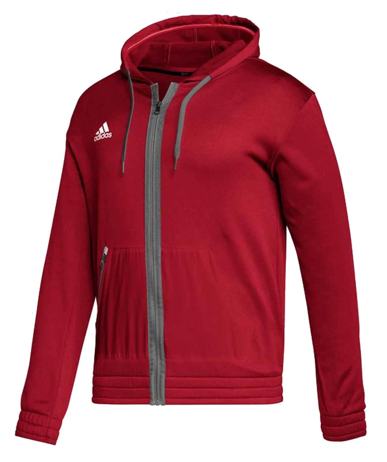 [HI0714] MENS ADIDAS TEAM ISSUE FULL-ZIP HOODIE