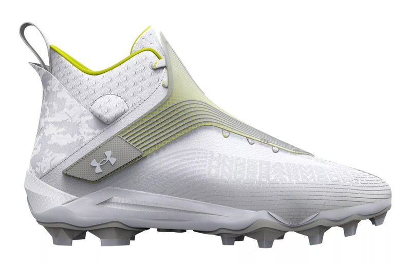 [3025085-101] MENS UNDER ARMOUR UA HIGHLIGHT HAMMER MC 'WHITE METALLIC SILVER'