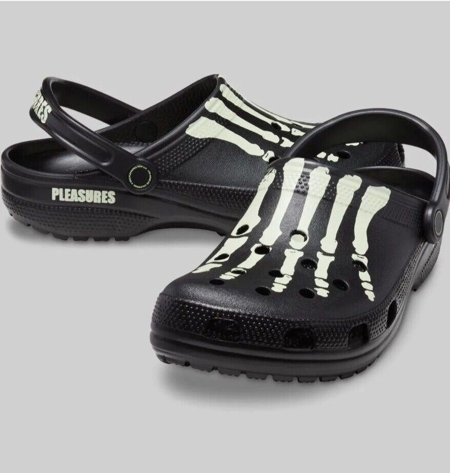 [208267-001] Mens On CLASSIC CLOG 'PLEASURES SKELETON BLACK GLOW'