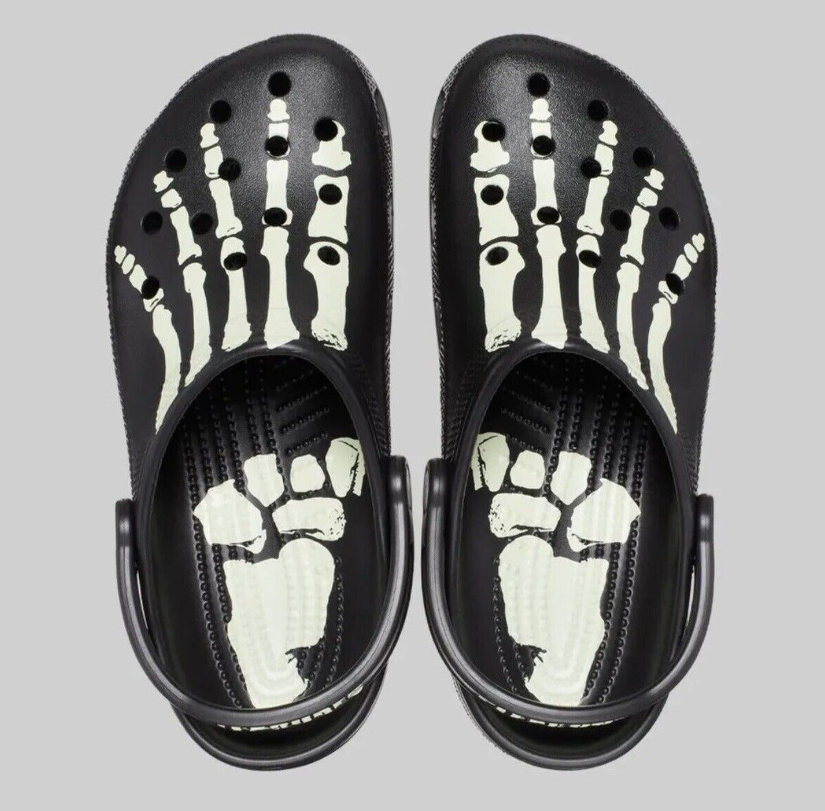 [208267-001] Mens On CLASSIC CLOG 'PLEASURES SKELETON BLACK GLOW'