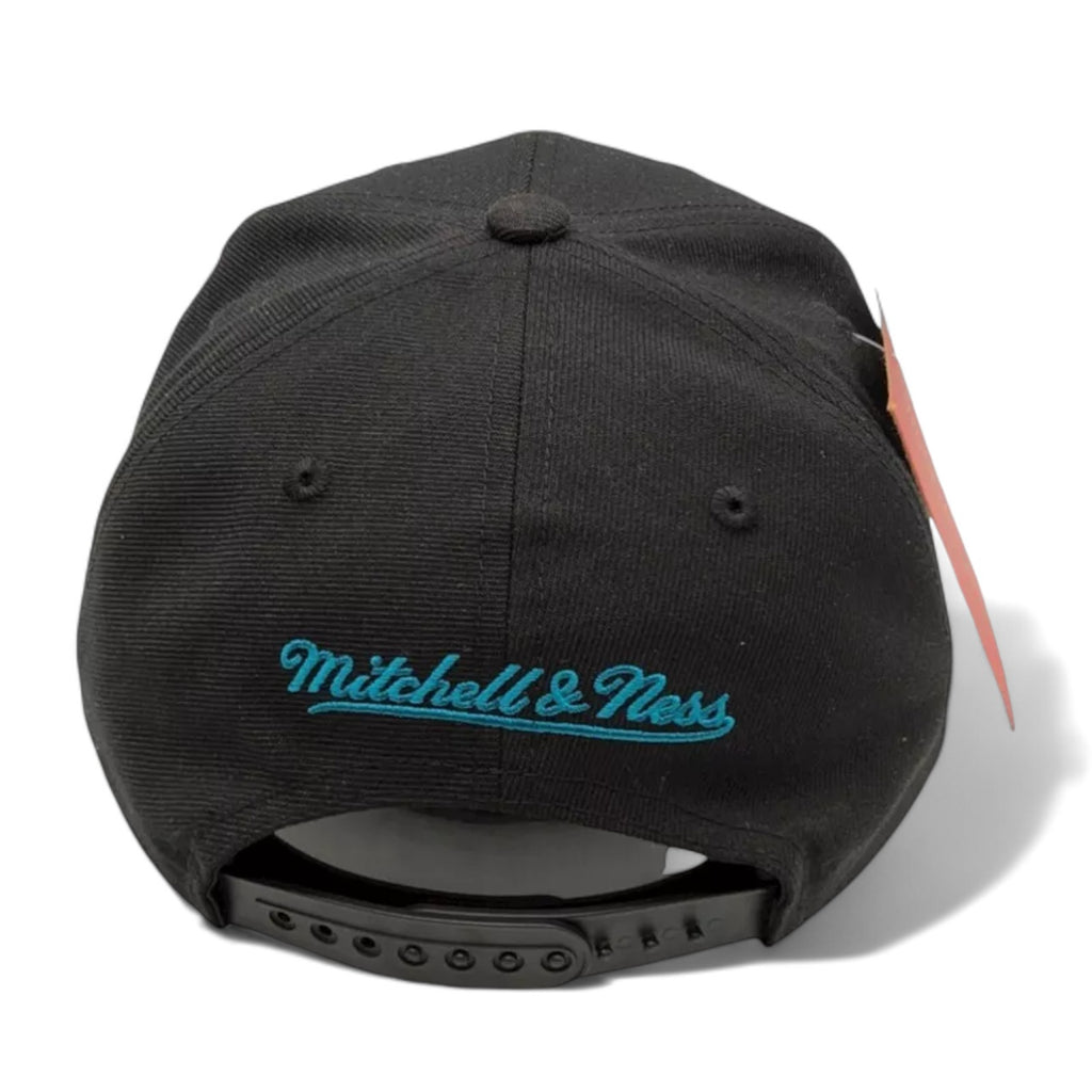 MENS MITCHELL & NESS NBA SWINGMAN POP SNAPBACK HWC HORNETS - BLACK