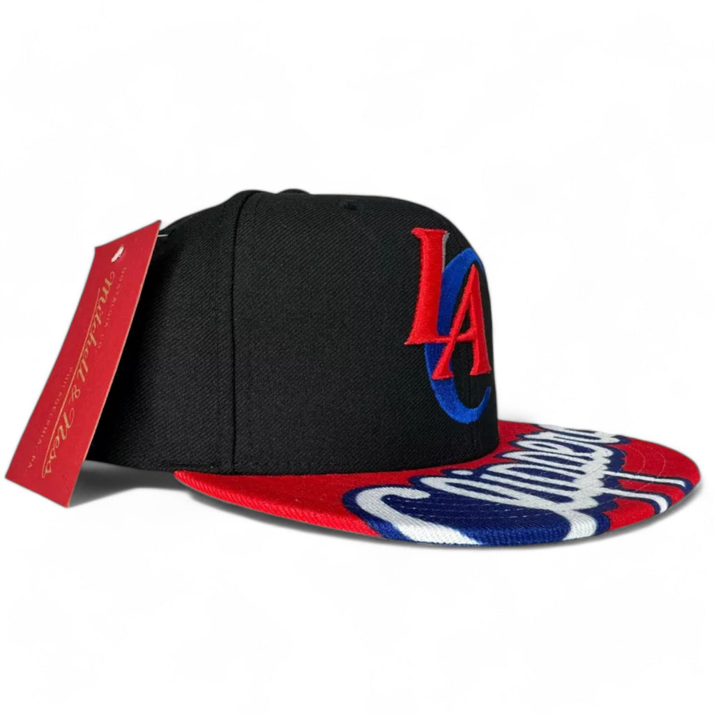 MENS MITCHELL & NESS NBA SWINGMAN POP SNAPBACK HWC CLIPPERS - BLACK