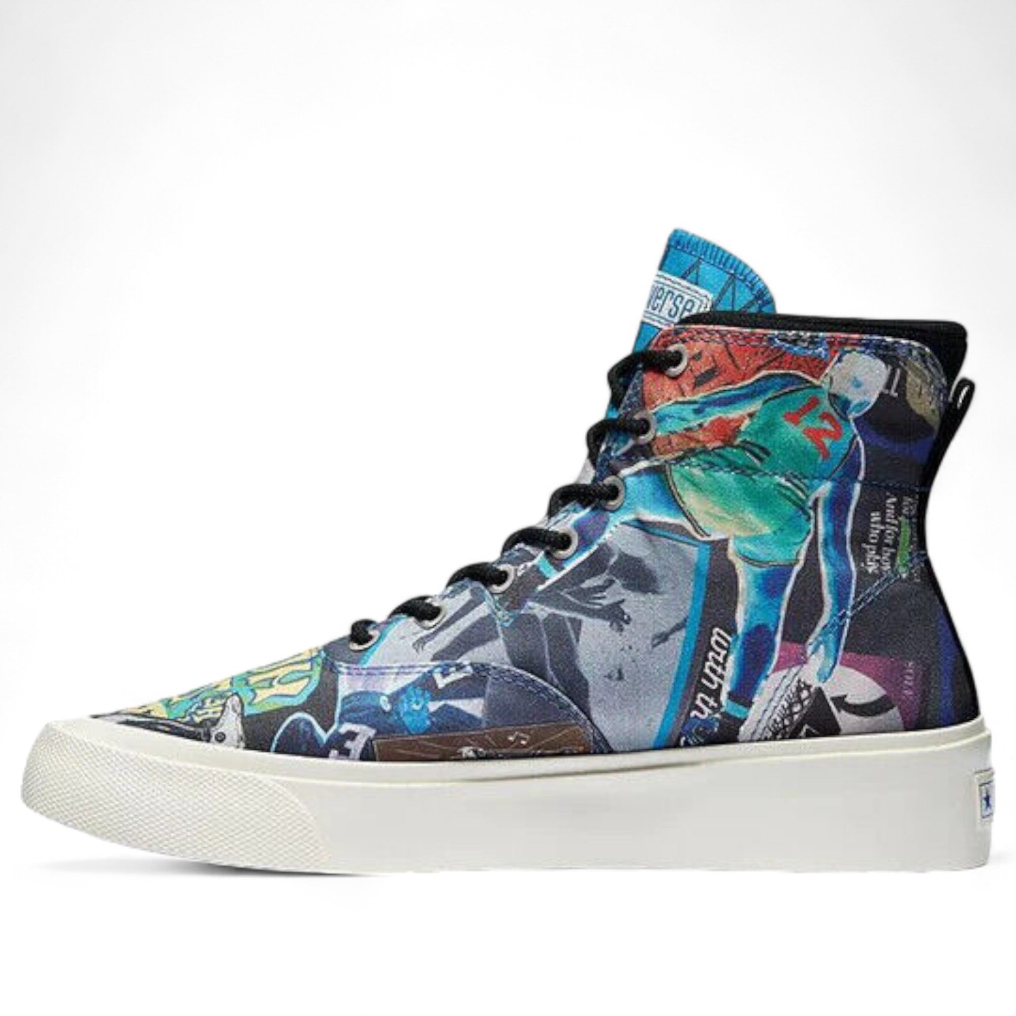 [170681C] Mens Converse SKID GRIP HIGH 'BEAT THE WORLD'