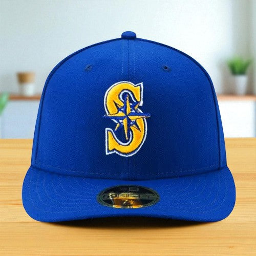 [70423652] Mens New Era MLB Low Profile Authentic 5950 - Seattle Mariners