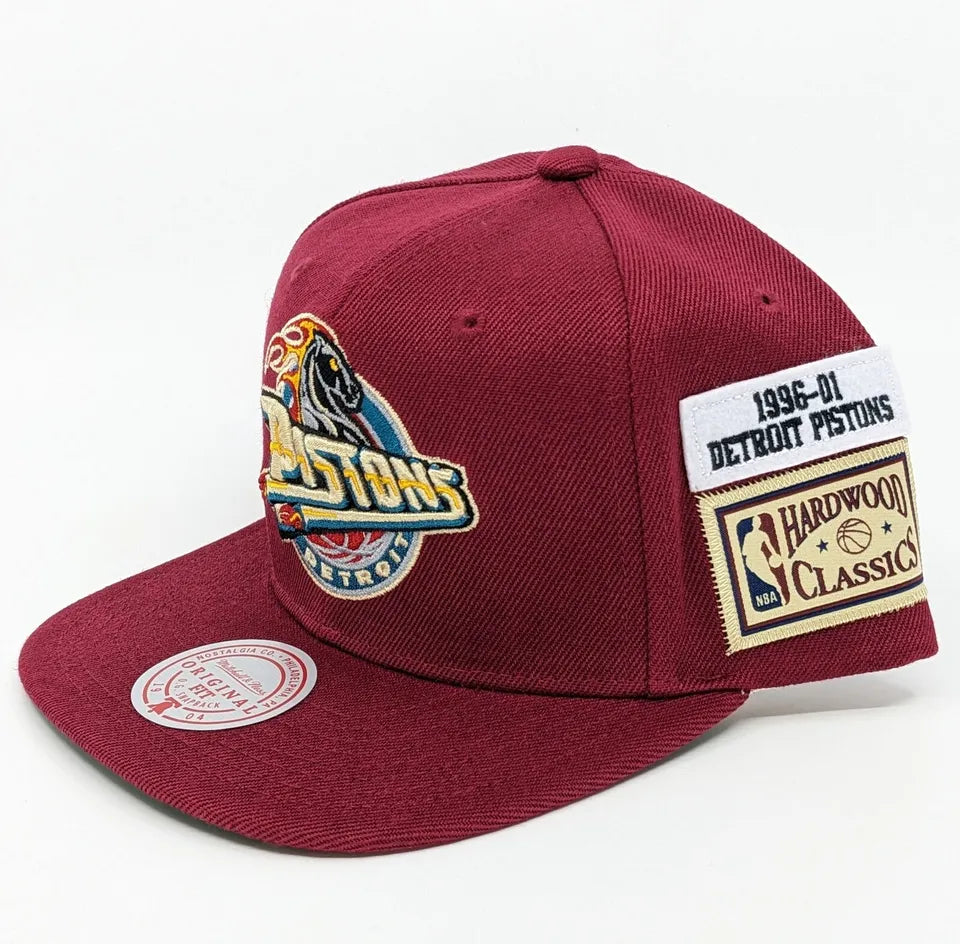 Mens MITCHELL & NESS NBA THE JOCKEY SNAPBACK HWC PISTONS