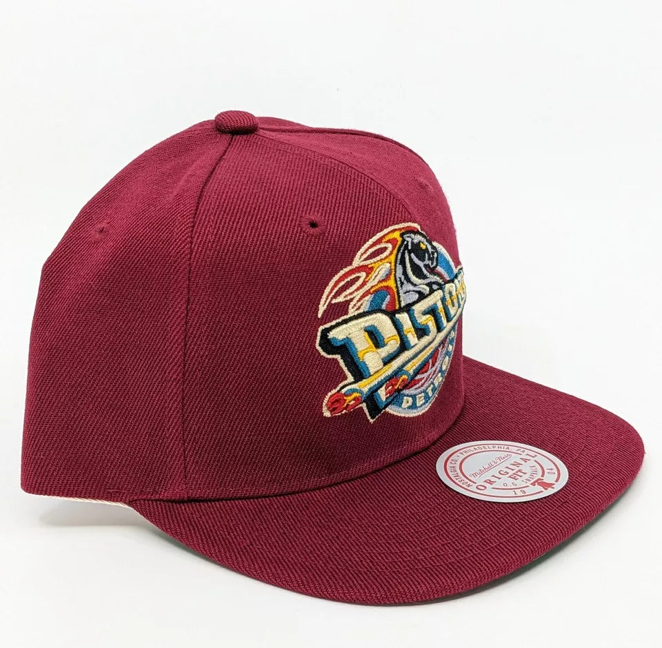 Mens MITCHELL & NESS NBA THE JOCKEY SNAPBACK HWC PISTONS