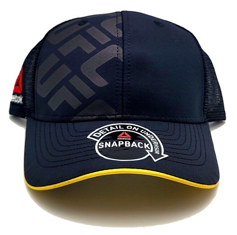 [VR57Z-B5Y-UUFC] Mens Reebok UFC Meshback Snapback Trucker Hat