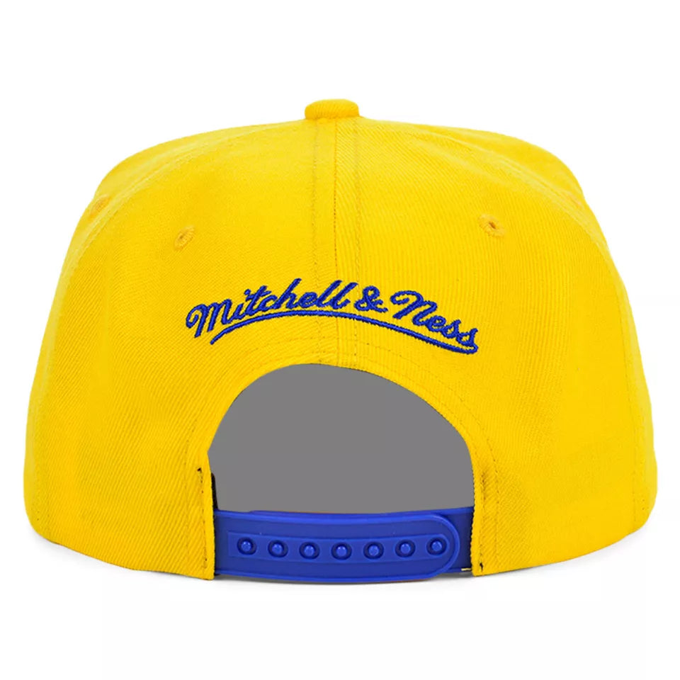 MENS MITCHELL & NESS NBA CORE BASIC SNAPBACK HWC NUGGETS - GOLD-ROYAL