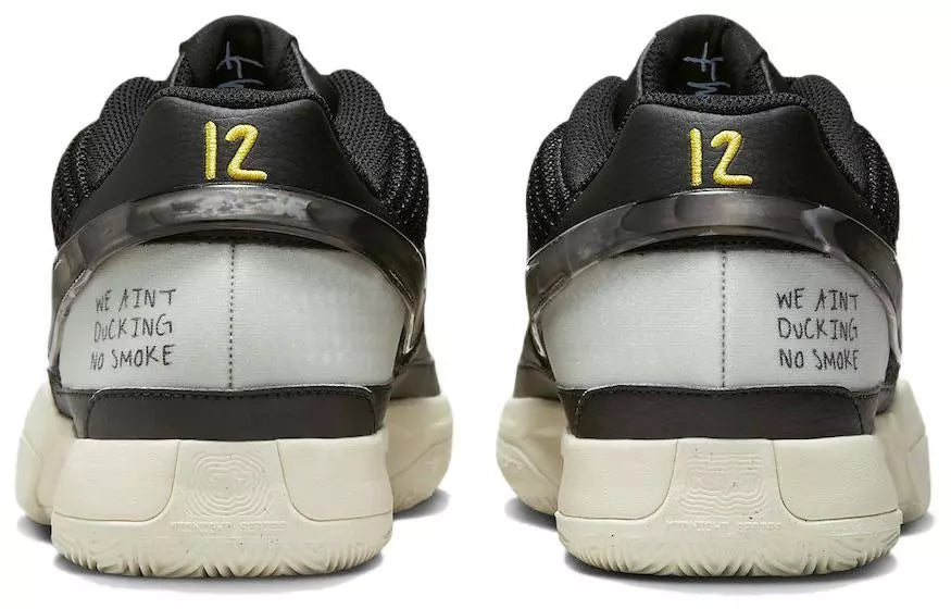 [DR8785-002] MENS NIKE JA 1 "FLY" - BLACK/LIGHT SILVER-COCONUT MILK "We Ain't Ducking No Smoke"