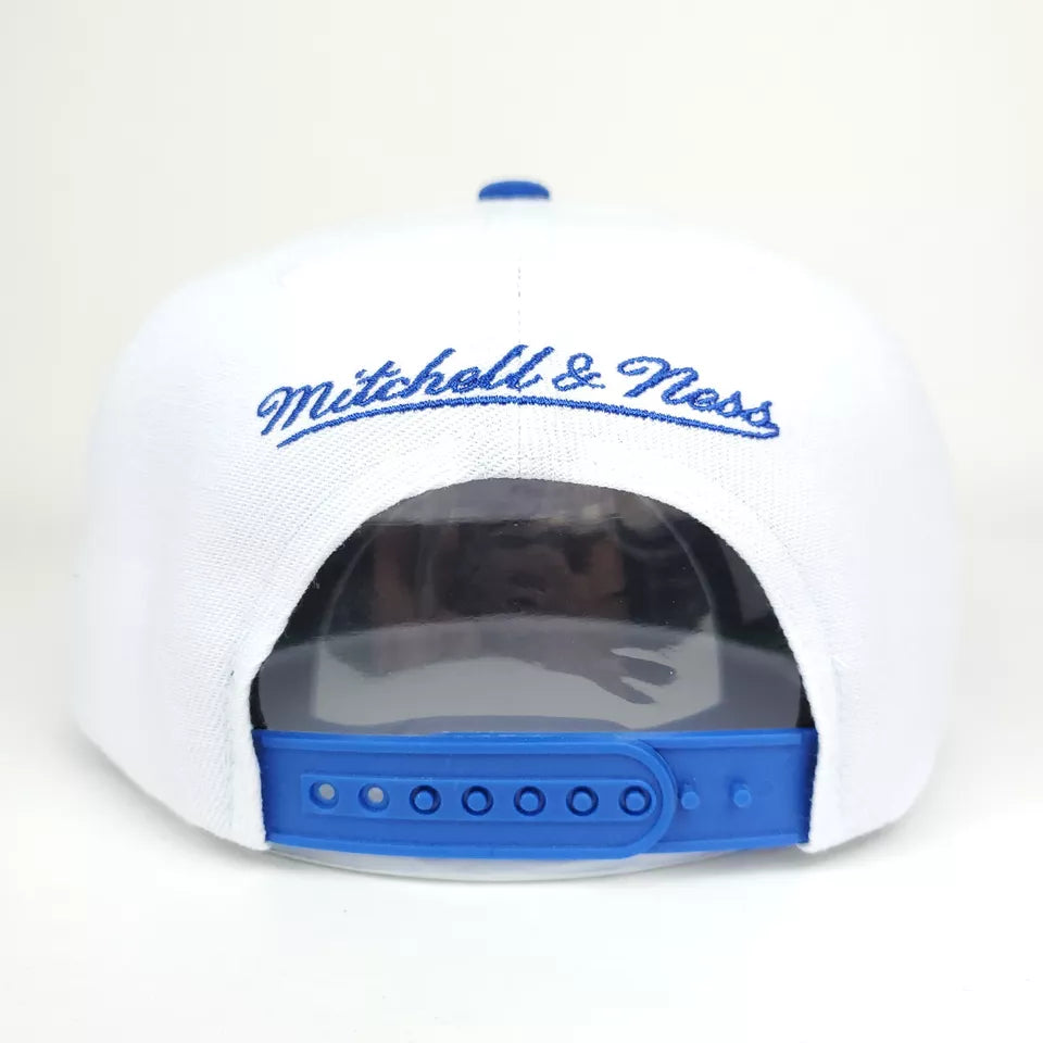 MENS MITCHELL & NESS NBA FAST TIMES SNAPBACK HWC NUGGETS - WHITE