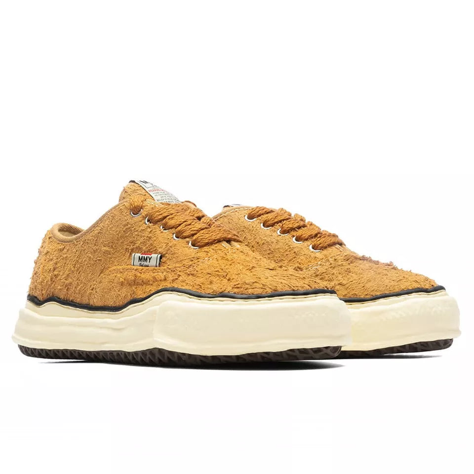[A09FW726-BRN] Mens Maison Mihara Yasuhiro BAKER OG SOLE BROKEN SUEDE LOW 'BROWN'
