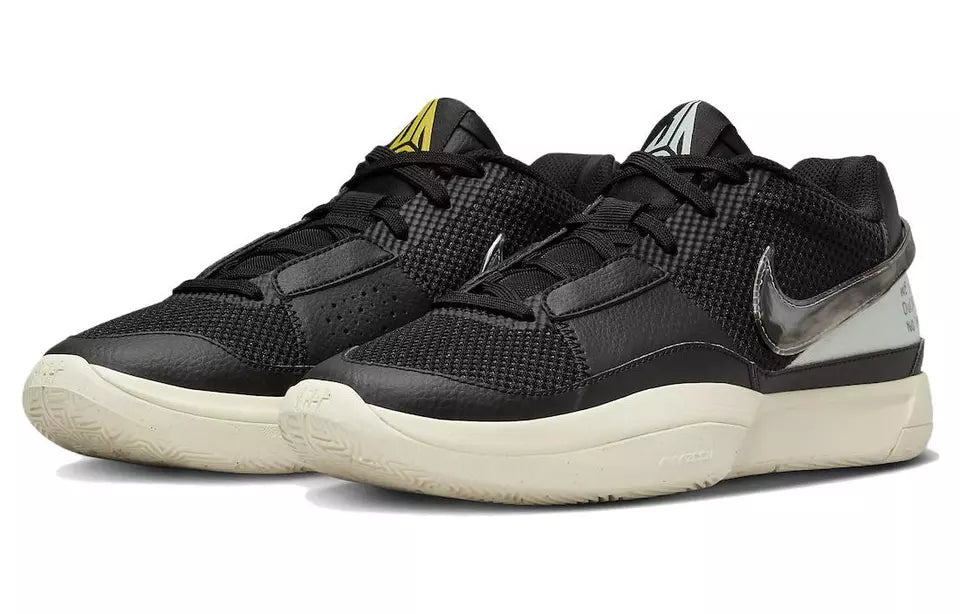 [DR8785-002] MENS NIKE JA 1 "FLY" - BLACK/LIGHT SILVER-COCONUT MILK "We Ain't Ducking No Smoke"