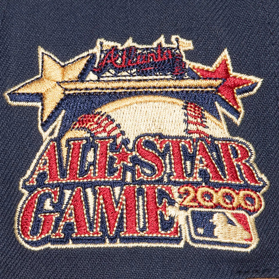 MENS MITCHELL & NESS MLB WORK IT SNAPBACK BRAVES - NAVY
