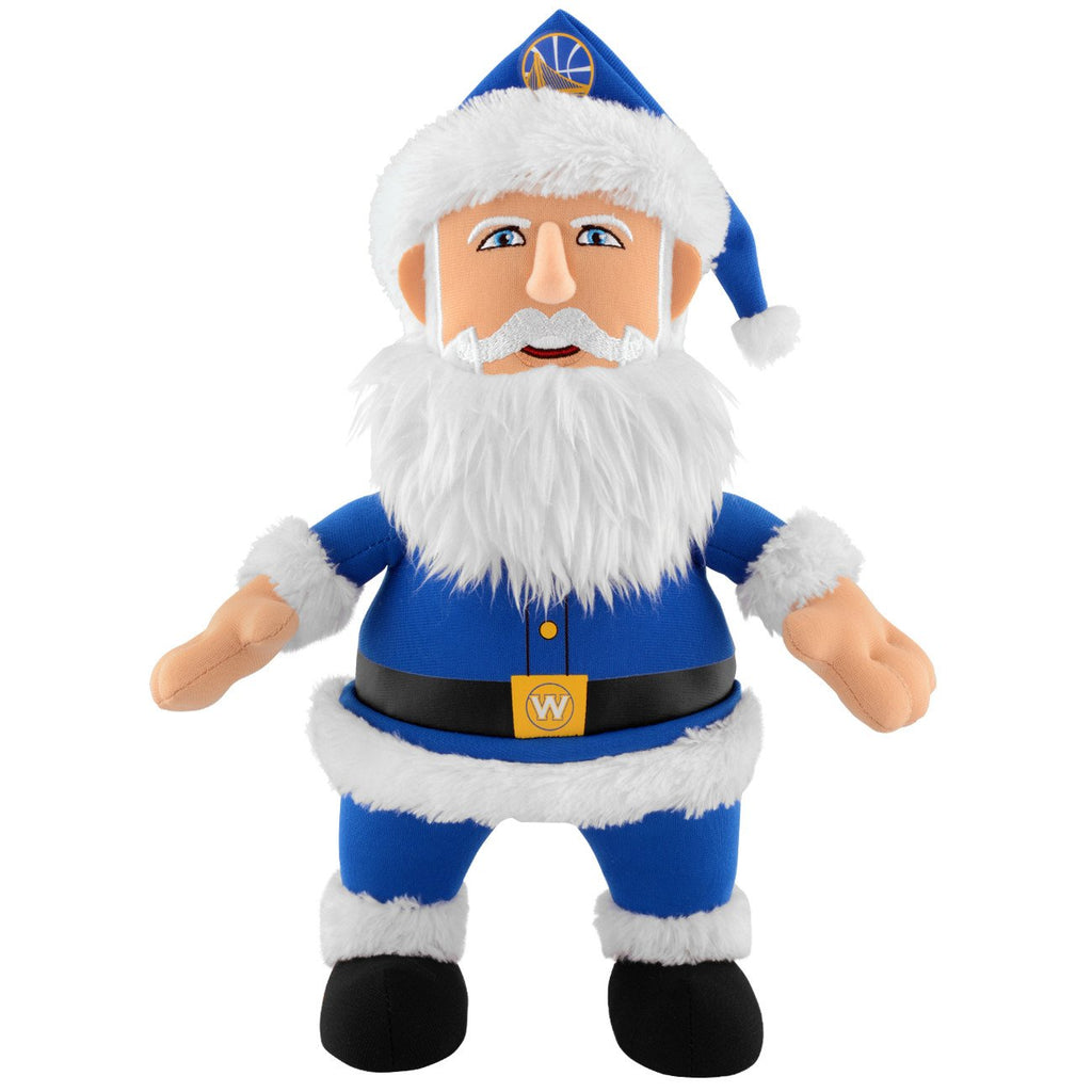 [PLUNBAP10WARSANTA10] KIDS BLEACHER CREATURES NBA GS WARRIORS SANTA 10" PLUSH