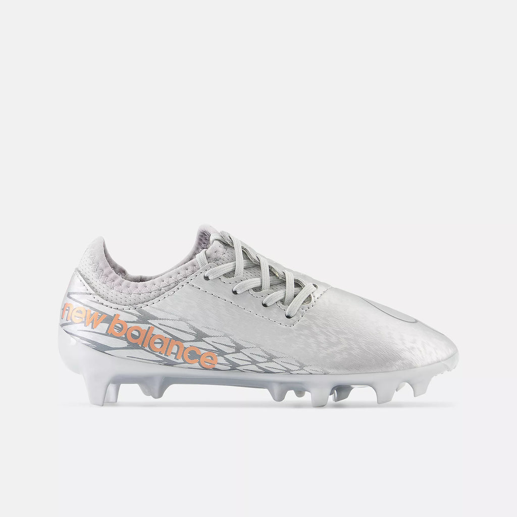 [SJF3FGG7] PRESCHOOL NEW BALANCE FURON V7 DISPATCH FG SOCCER SHOES 'SILVER' (PS)