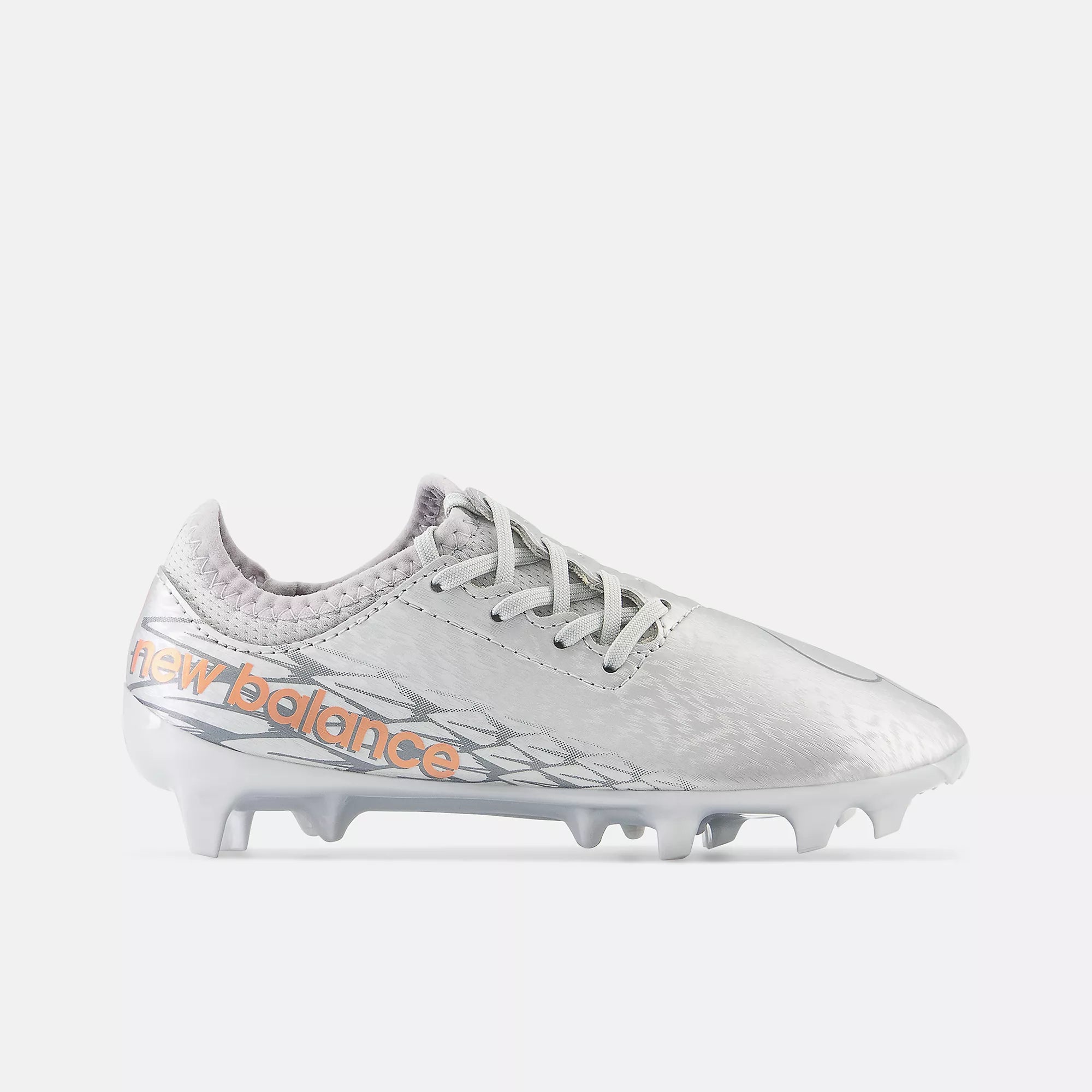 [SJF3FGG7] PRESCHOOL NEW BALANCE FURON V7 DISPATCH FG SOCCER SHOES 'SILVER' (PS)