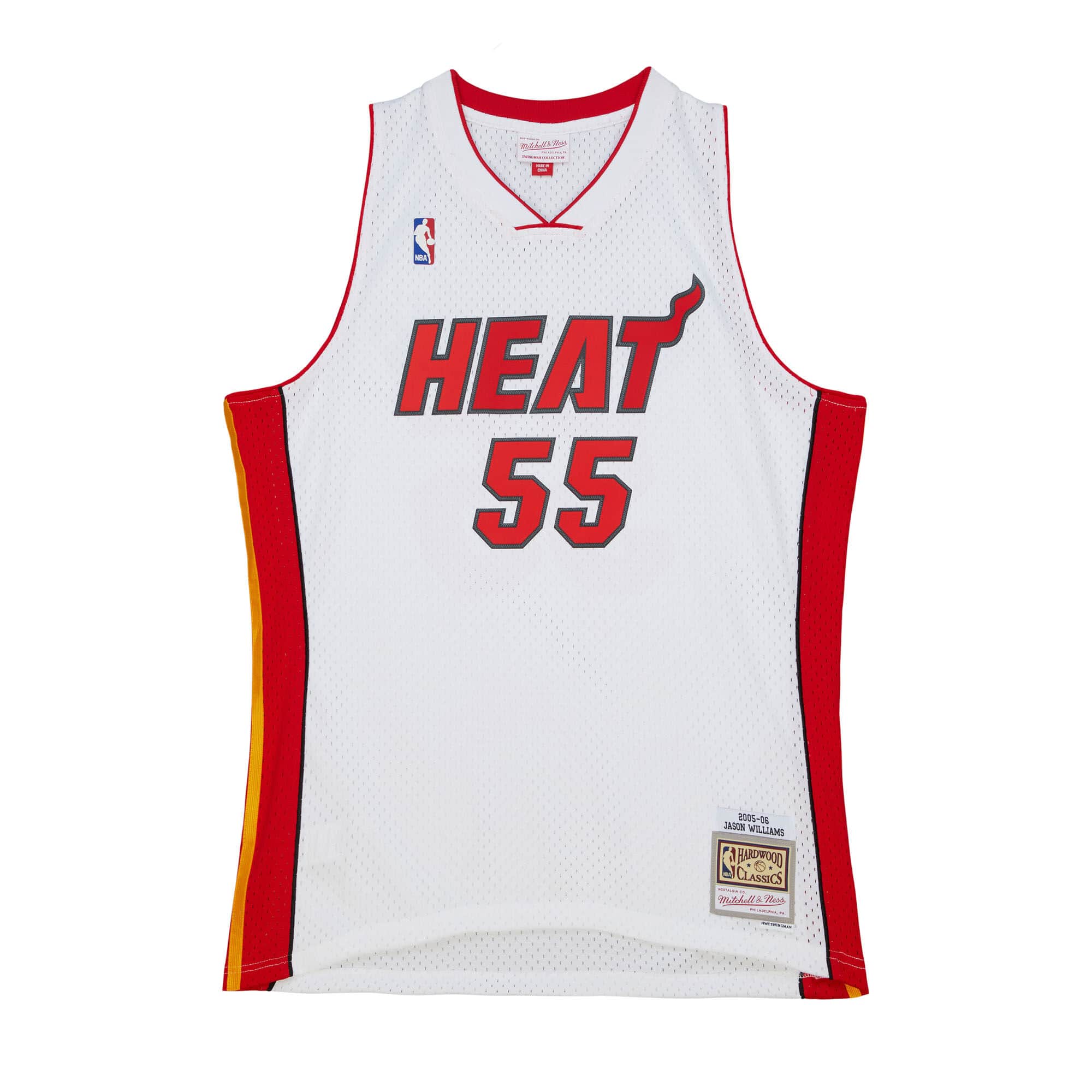 MENS MITCHELL & NESS JERSEY HEAT 2005 JASON WILLIAMS