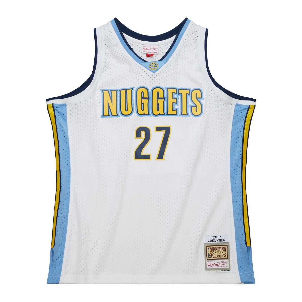 MENS MITCHELL & NESS WHITE JERSEY NUGGETS 2016 JAMAL MURRAY