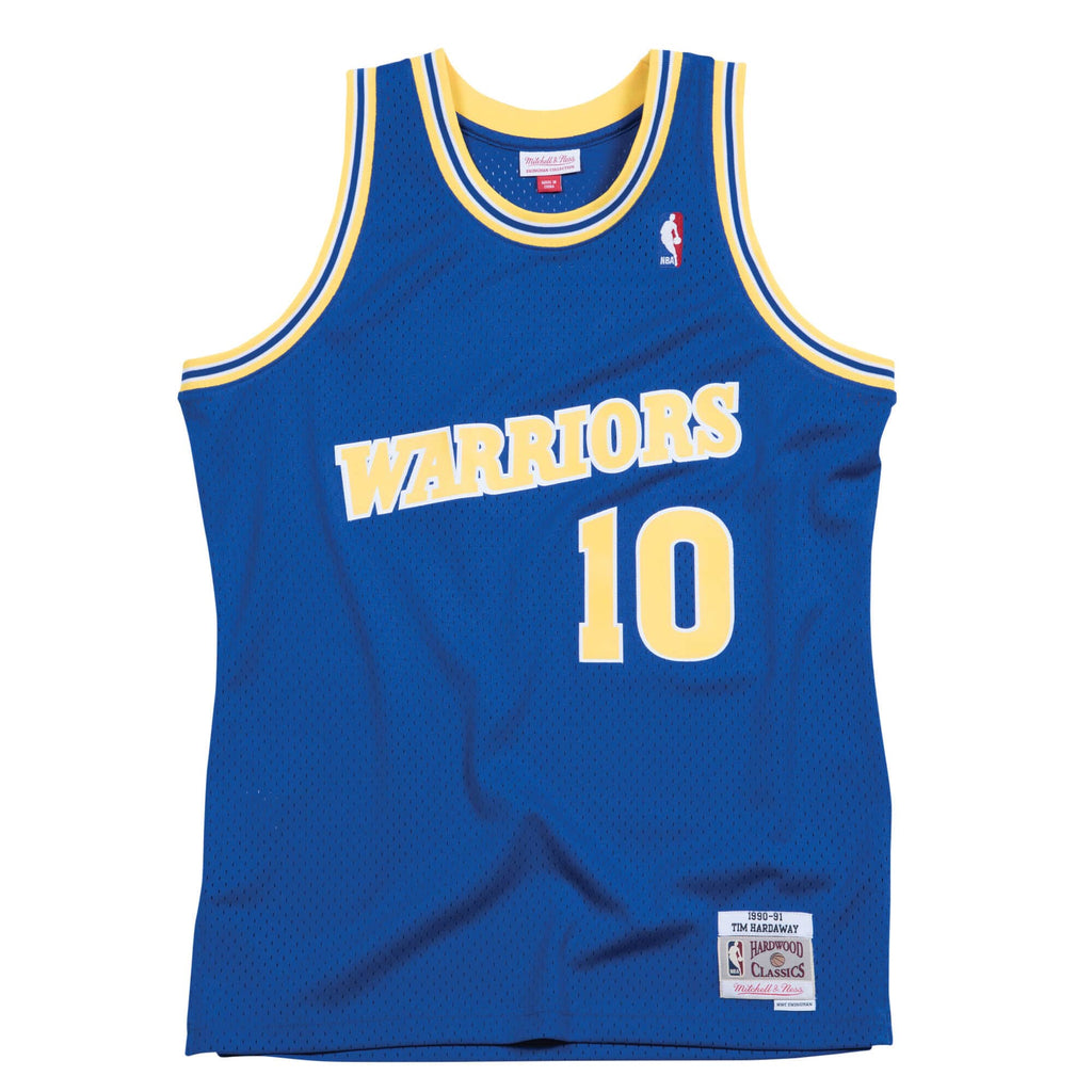 Mens Mitchell & Ness NBA SWINGMAN ROAD JERSEY WARRIORS 1990 TIM HARDAWAY