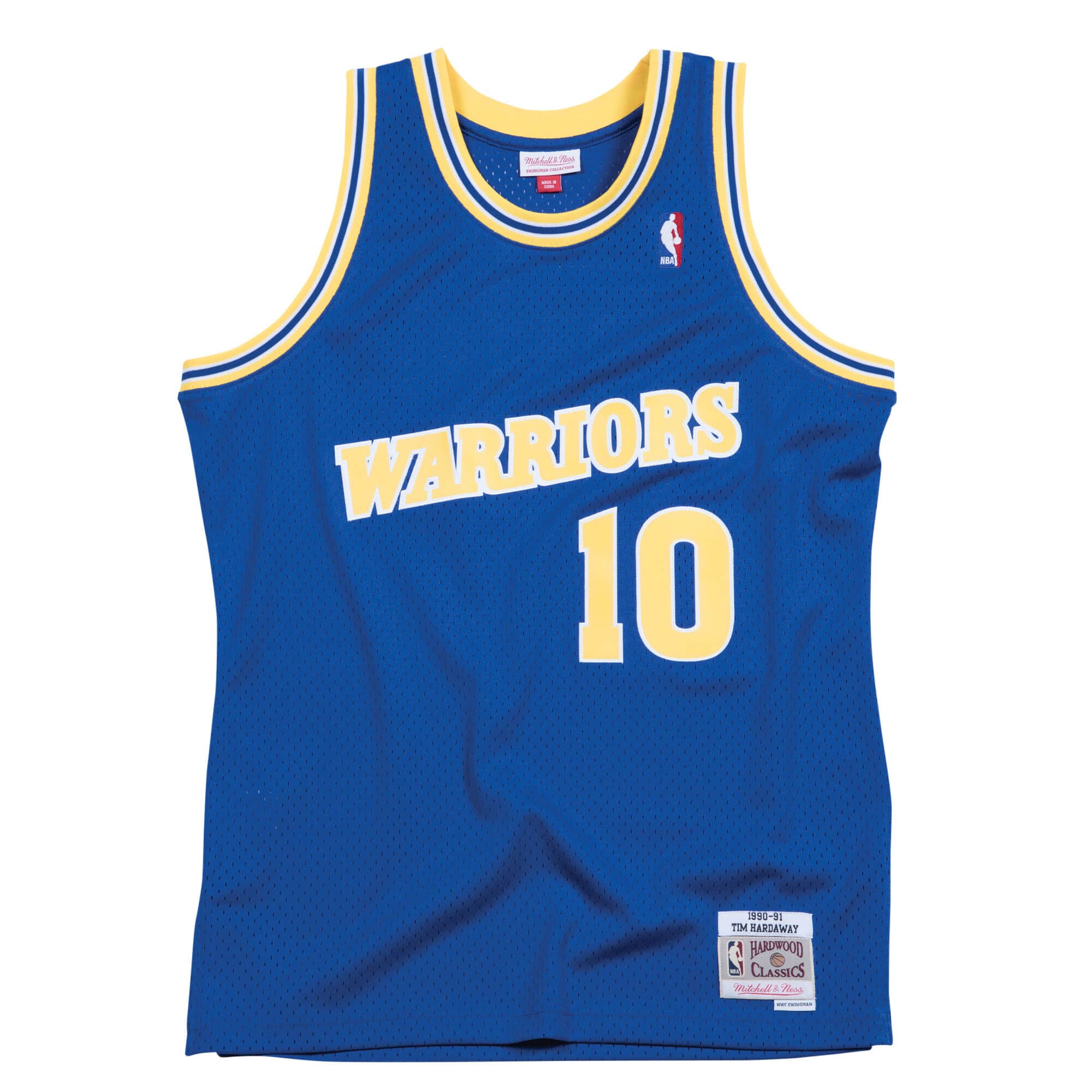 Mens Mitchell & Ness NBA SWINGMAN ROAD JERSEY WARRIORS 1990 TIM HARDAWAY