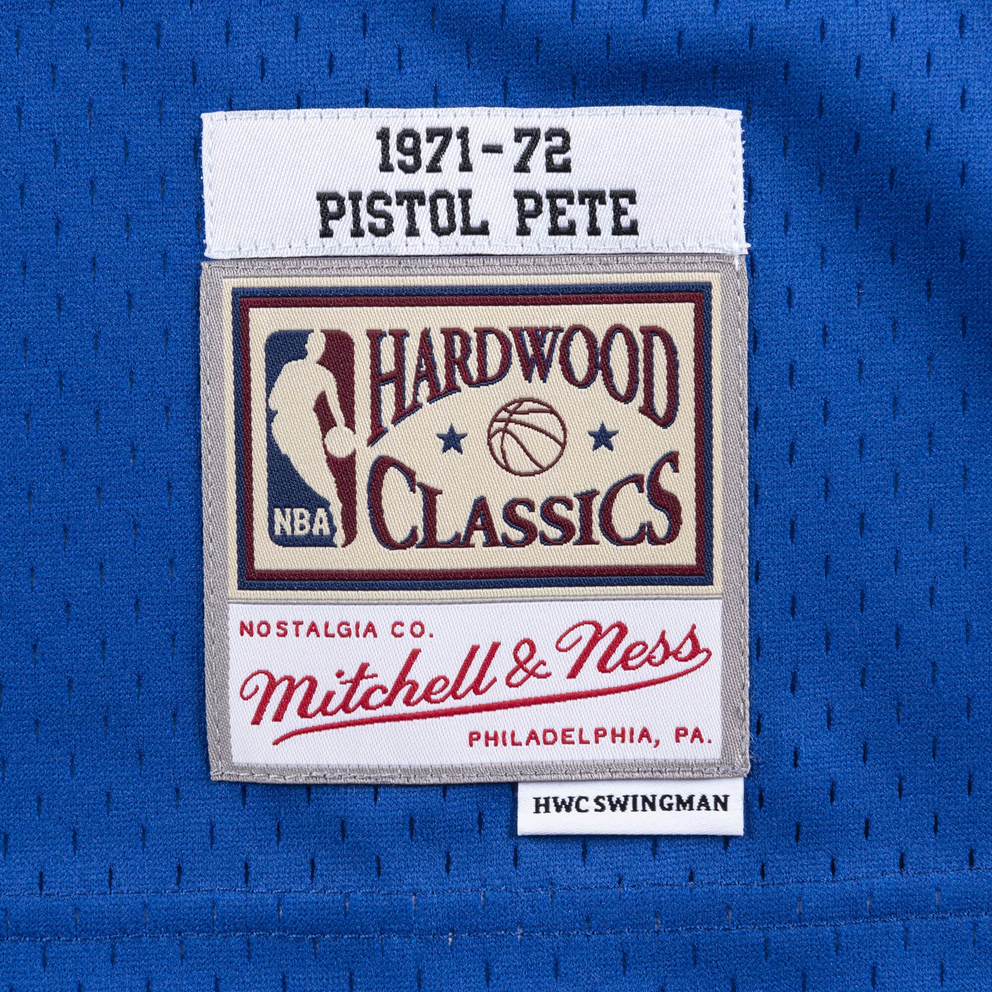 Mens Mitchell & Ness NBA SWINGMAN JERSEY HAWKS 1971 PETE MARAVICH