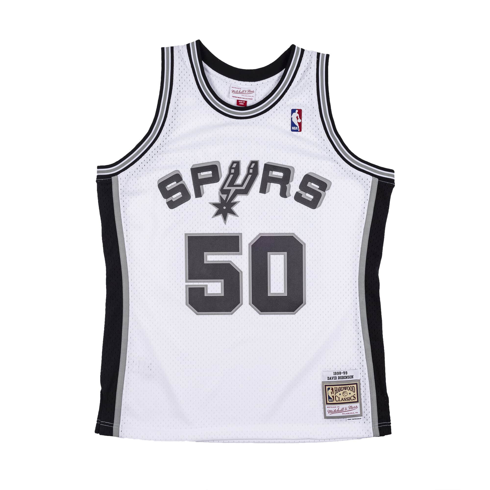 Mens Mitchell & Ness NBA SWINGMAN JERSEY SPURS 1998 DAVID ROBINSON