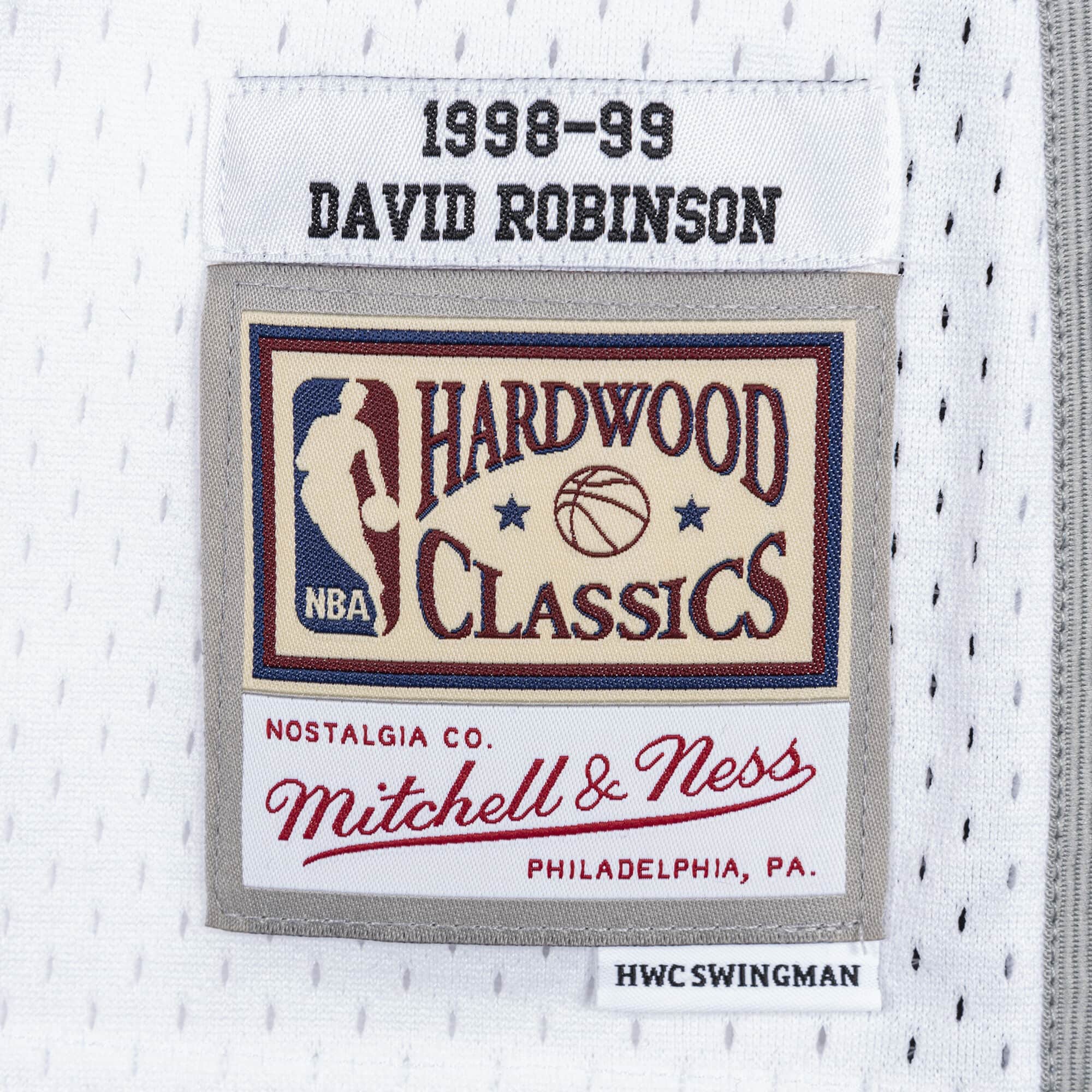 Mens Mitchell & Ness NBA SWINGMAN JERSEY SPURS 1998 DAVID ROBINSON