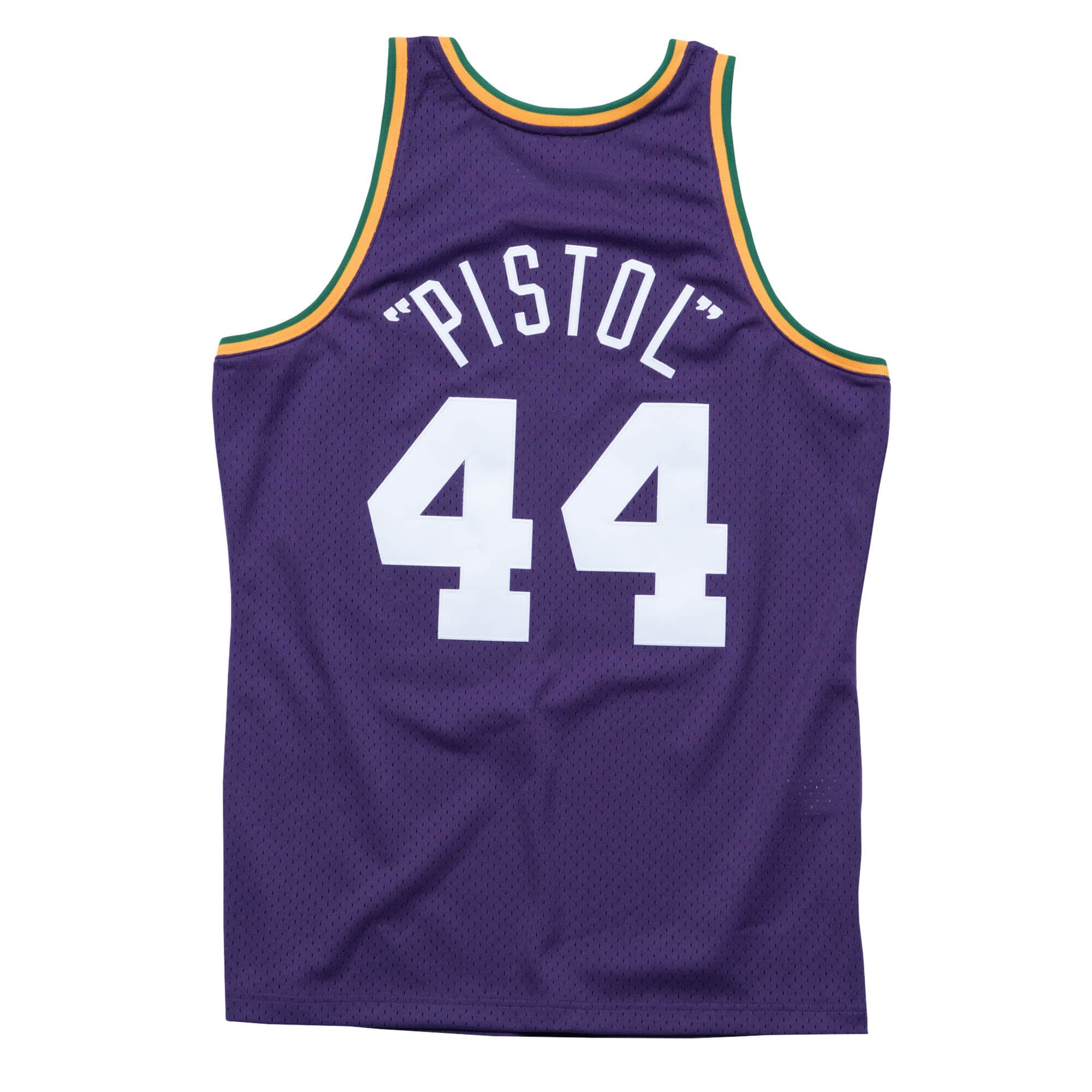 Mens Mitchell & Ness NBA SWINGMAN ROAD JERSEY JAZZ 1974 PETE MARAVICH
